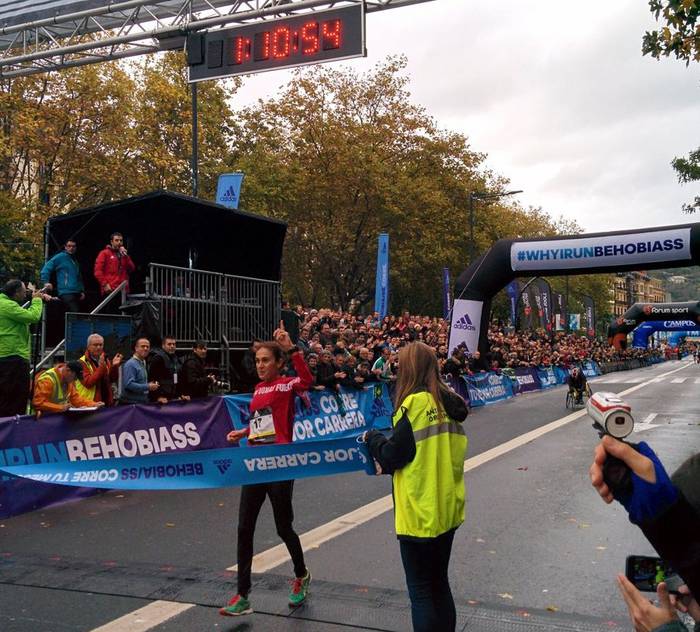 57 oriotar eta 21 aiar Behobia-Donostian