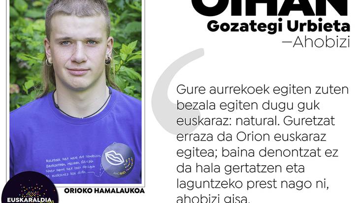 Oihan Gozategik Euskaraldian parte hartuko du