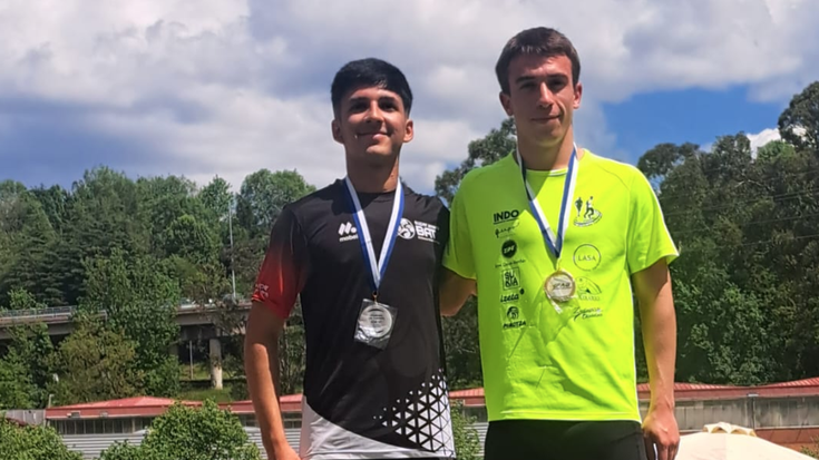 Djiara Ndaok, Ibai Agirrezabalek eta Josu Solaberrietak urrezko domina lortu dute Gipuzkoako Atletismo Txapelketan