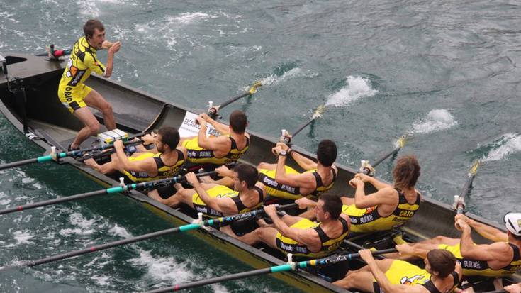 Bigarren eta bosgarren aterako dira Orioko traineruak Kontxako sailkapen estropadan