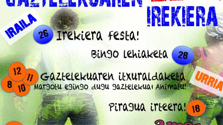 Urrian ere, AMETSA gaztelekuan izango da zer egina