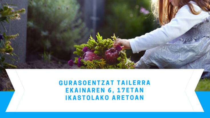 “HAURRAK DOLU PROZESUAN” GURASOENTZAT HITZALDI-TAILERRA IKASTOLAK ANTOLATUTA