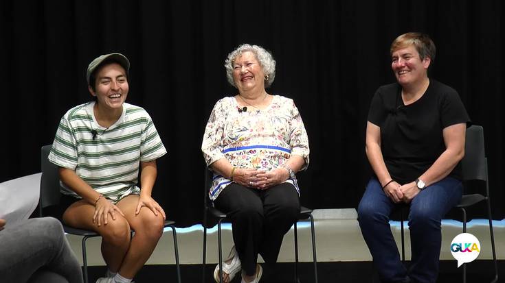 'Zurak eta Ezpalak': Mari Karmen Borda, Alaitz Olaizola eta Amets Cañizares