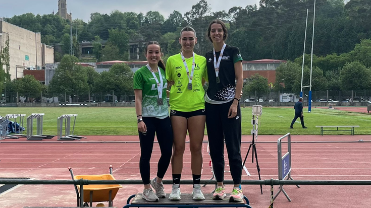 Lucia Parada txapeldun Euskadiko Atletismo Txapelketan