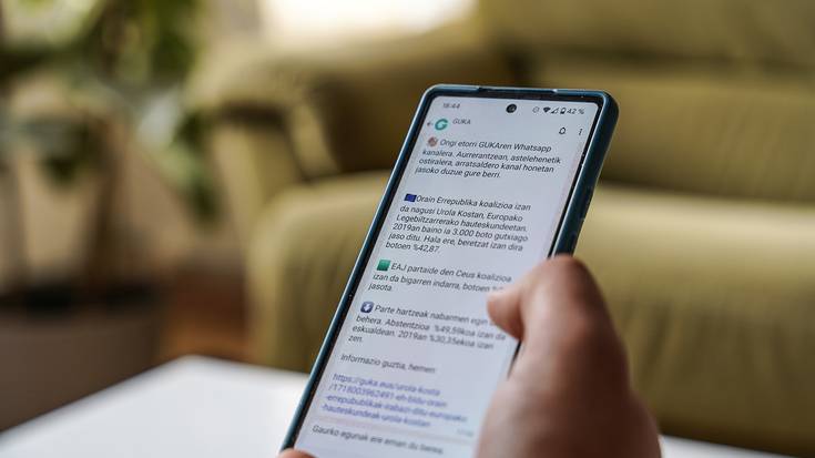 Martxan da GUKAren Whatsapp kanala