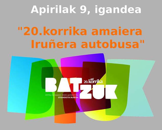 20. Korrikaren amaiera ekitaldira joateko autobusa antolatu dute