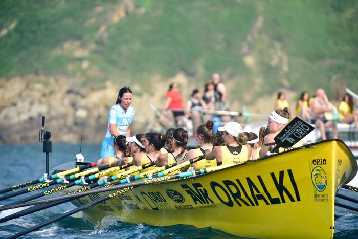 Bosgarren postuan aterako da Orio Orialki Kontxarako sailkatze estropadan