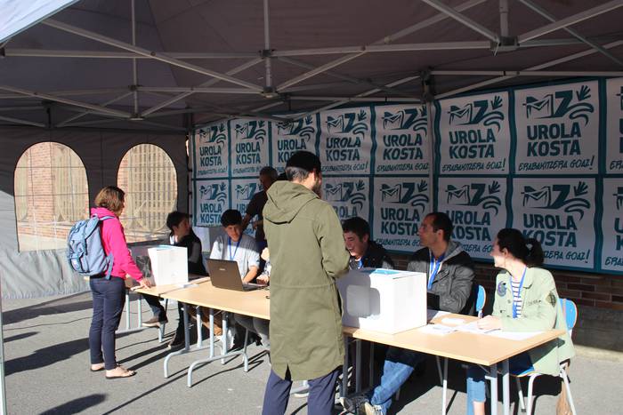Erroldaren %27,37k eman du botoa 18:00ak bitartean