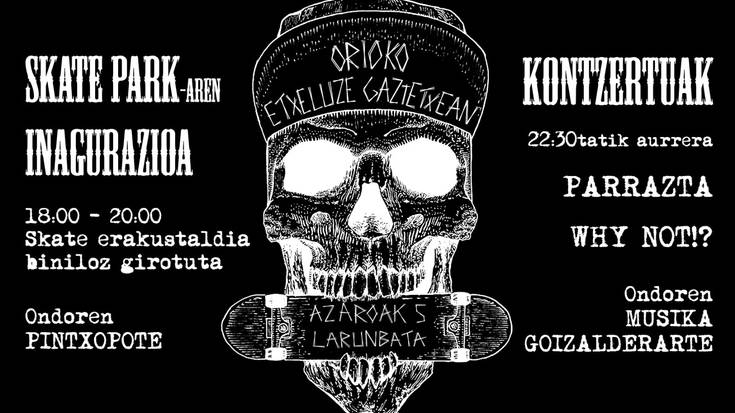 Skate parkearen inaugurazioa