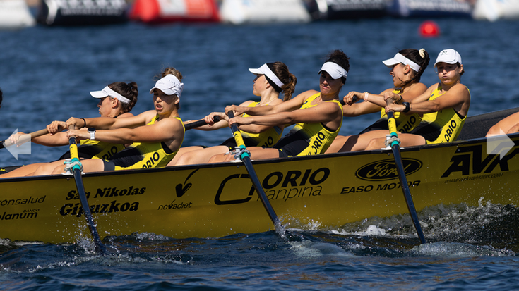 Hirugarren egin du Orio Orialkik Donostiako estropadan