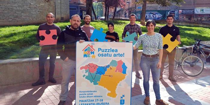 Orion egingo du geldialdietako bat euskal presoen aldeko 'Puzzlea osatu arte' egitasmo ibiltariak