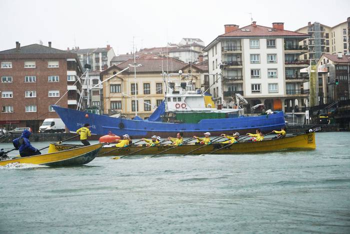 Baikor, udako estropadei begira