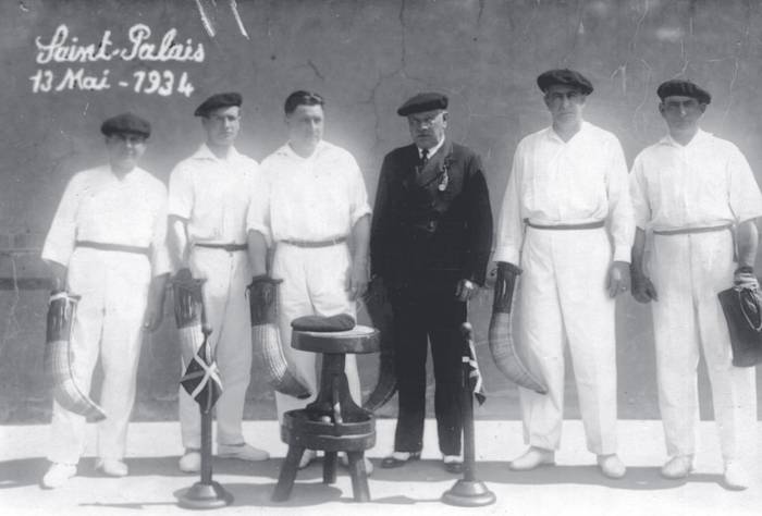 Oriotarren 1930eko errebote partida Saran