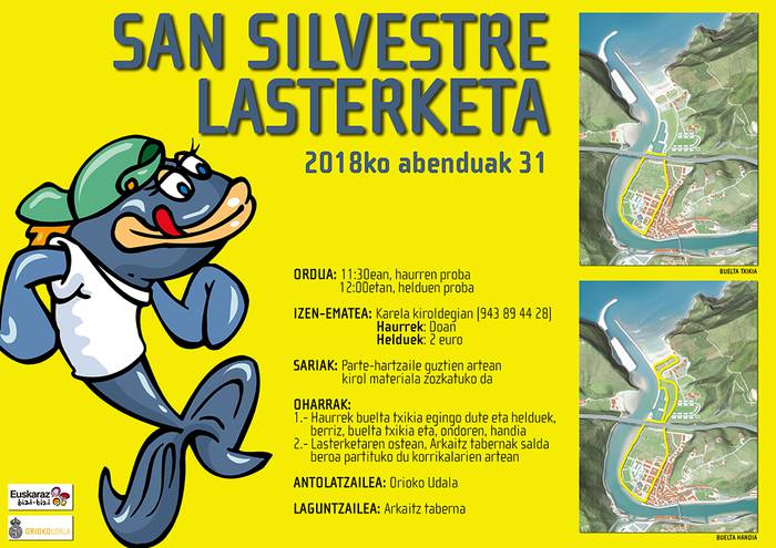 Zabalik dago izen-ematea aurtengo San Silvestre lasterketarako