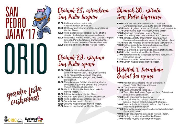 San Pedro jaiak 2017