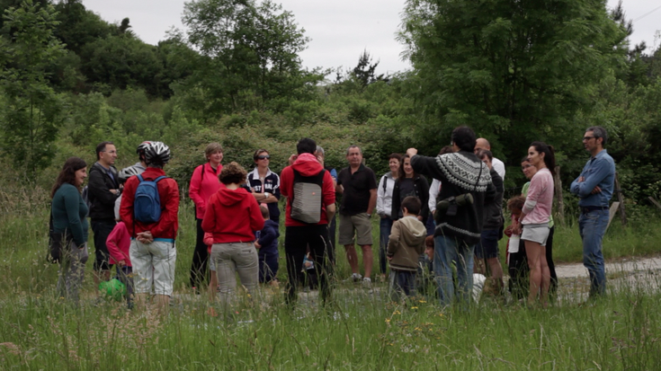 Natur ondarearen inguruko ezagutza partekatu zuten bizikleta martxan