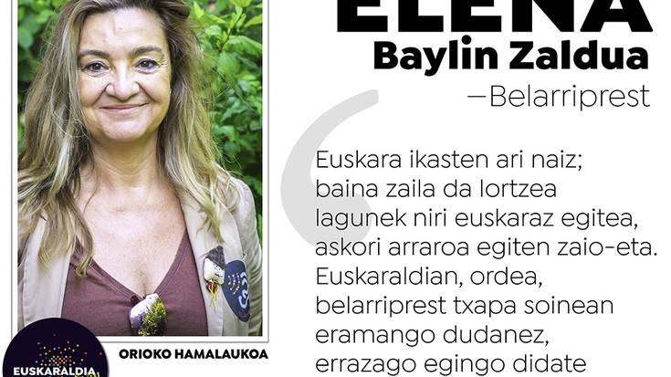 Elena Baylin Zaldua belarriprest izango da